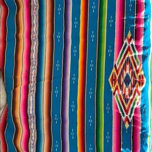 Vintage Mexican Serape Saltillo